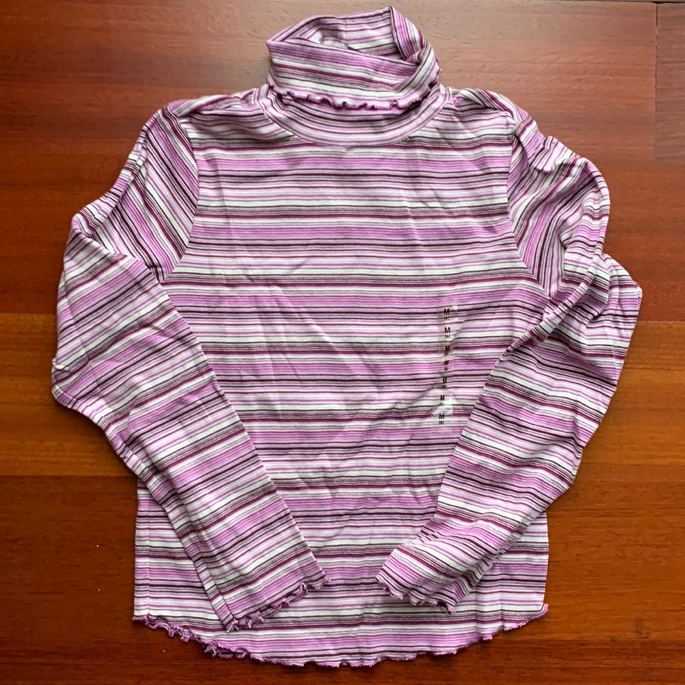 🌺 NWT GAP Cotton T-Neck Sz8